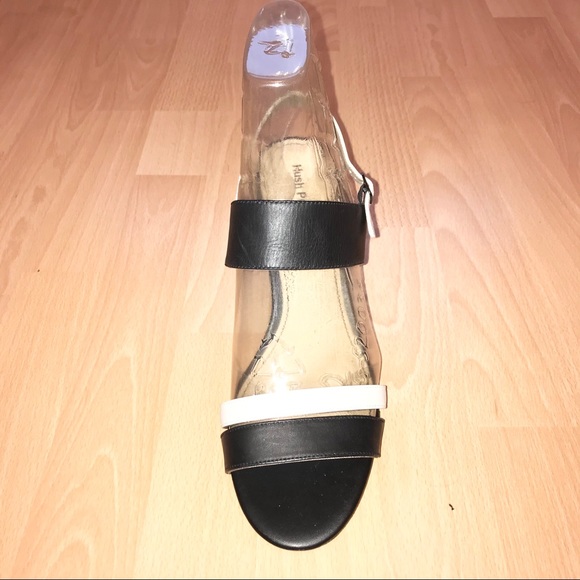Hush Puppies Molly Malia Sandals Black Off White size 12 - Picture 5 of 8